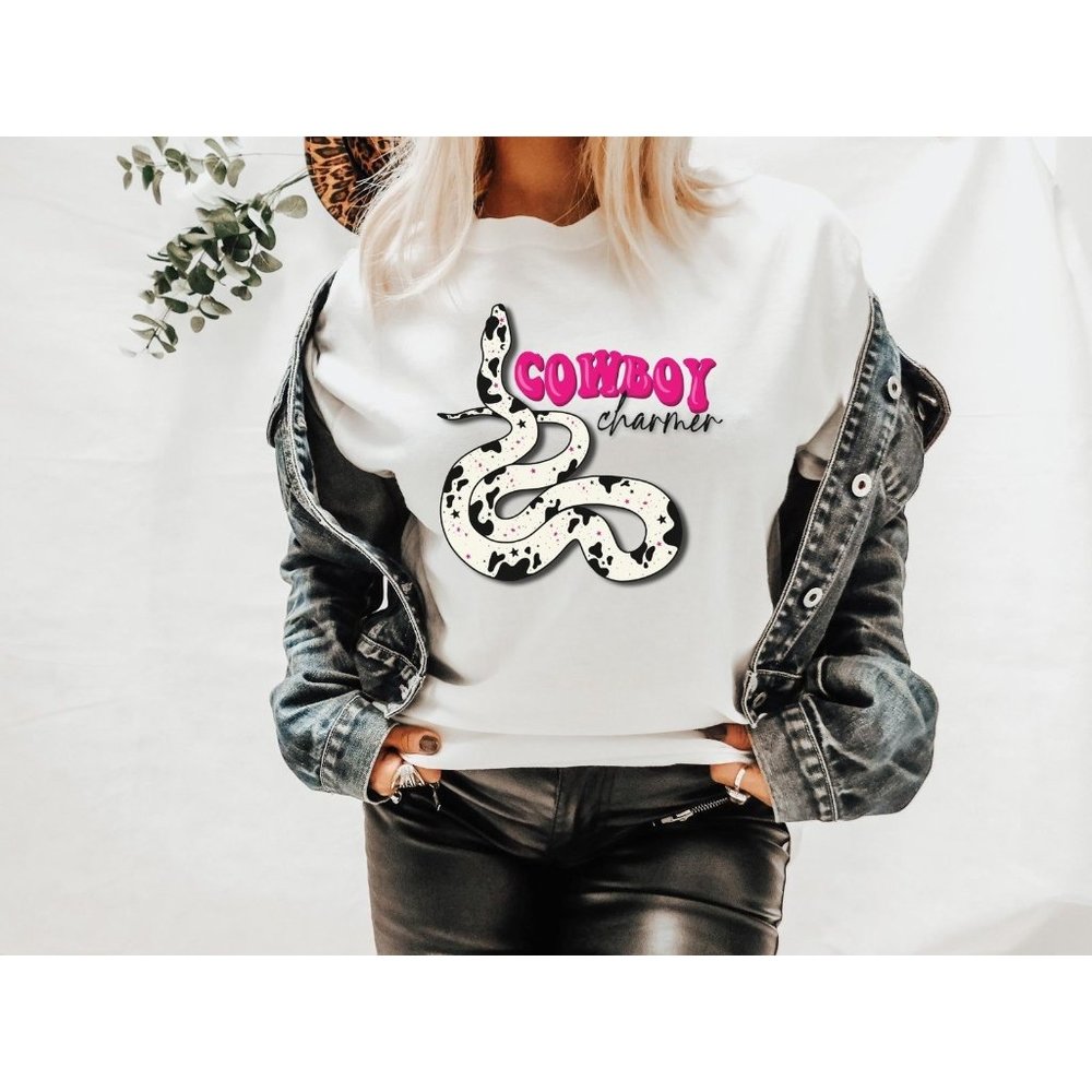 Cowboy Charmer Western Shirt, Punchy, Cowgirl Shirt, Rodeo Shirt, Plus Size Tee